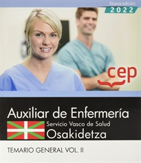 Books Frontpage Auxiliar Enfermería. Servicio Vasco de Salud-Osakidetza. Temario General. Vol. II