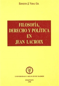 Books Frontpage Filosofía, derecho y política en Jean Lacroix