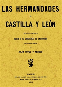 Books Frontpage Las hermandades de Castilla y León