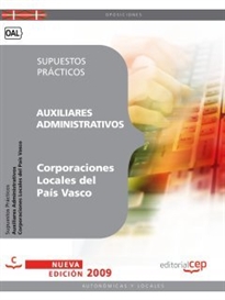 Books Frontpage Auxiliares Administrativos Corporaciones Locales del País Vasco. Supuestos Prácticos