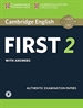 Front pageCambridge English First 2 Student's Book with Answers and Audio
