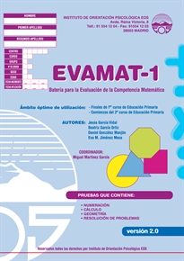 Books Frontpage EVAMAT-1 Batería para la Evaluación de la Competencia Matemática