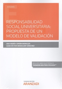 Books Frontpage Responsabilidad Social Universitaria: Propuesta de un Modelo de Validación (Papel + e-book)