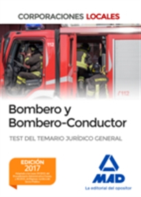 Books Frontpage Bombero y Bombero-Conductor. Test del Temario Jurídico General