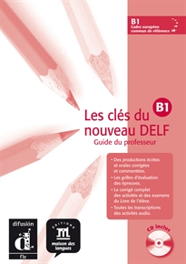 Books Frontpage Les Clés du nouveau Delf B1 Guide pedagogique + CD