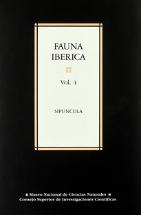 Books Frontpage Fauna ibérica. Vol. 4. Sipuncula