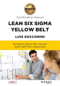 Books Frontpage Lean Six Sigma Yellow Belt. Certification Manual