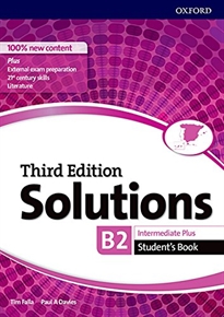 Books Frontpage Solutions 3rd Edition Intermediate Plus. Student's Book