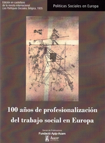 Books Frontpage 100 años de profesionalización del trabajo social en Europa.