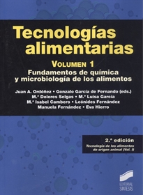 Books Frontpage Tecnologías Alimentarias. Volumen 1 (2ª Edición)