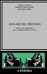 Books Frontpage Análisis del discurso