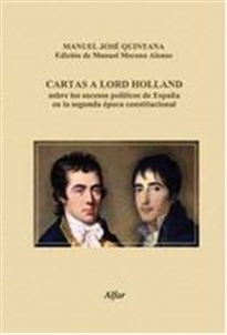 Books Frontpage Cartas a Lord Holland sobre los sucesos políticos de España en la segunda época constitucional
