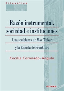 Books Frontpage Razón instrumental, sociedad e instituciones