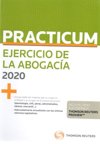 Books Frontpage Practicum Ejercicio de la abogacía 2020 (Papel + e-book)