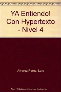 Books Frontpage ¡Ya Entiendo!... Con Hypertexto 4