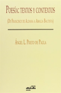 Books Frontpage Poesía: textos y contextos: de Francisco de Aldana a Amalia Bautista