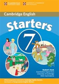 Books Frontpage Cambridge Young Learners English Tests 7 Starters Student's Book