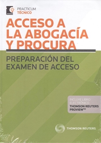 Books Frontpage Acceso a la Abogacía y Procura. Preparación del examen de acceso (Papel + e-book)