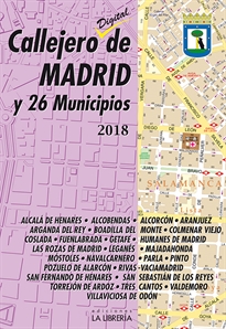 Books Frontpage Callejero de Madrid y 26 municipios 2018