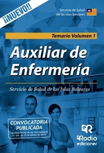 Books Frontpage Auxiliar de Enfermería. Servicio de Salud de las Islas Baleares. Temario Volumen 1