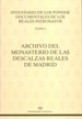 Front pageArchivo del Monasterio de las Descalzas Reales de Madrid