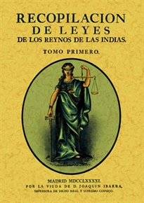 Books Frontpage Recopilación de leyes de los Reynos de las Indias (3 tomos)