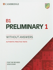 Books Frontpage B1 Preliminary 1 for the Revised 2020 Exam. Student's Book without Answers.