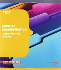 Books Frontpage Auxiliar Administrativo de Corporaciones Locales. Test