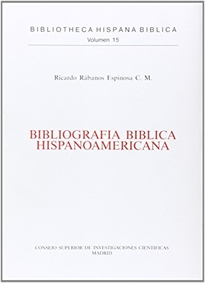 Books Frontpage Bibliografía bíblica hispanoamericana
