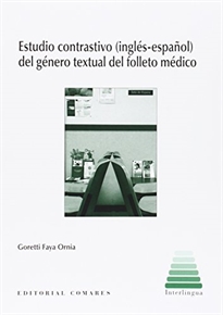 Books Frontpage Estudio contrastivo (inglés-español) del género textual del folleto médico