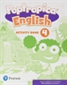 Front pagePoptropica English 4 Activity Book Print & Digital InteractiveActivity Book - Online World Access Code