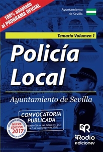 Books Frontpage Policia Local del Ayuntamiento de Sevilla. Temario Volumen 1