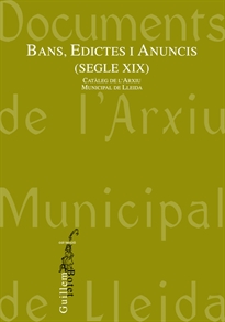 Books Frontpage Bans, Edictes i Anuncis (Segle XIX)