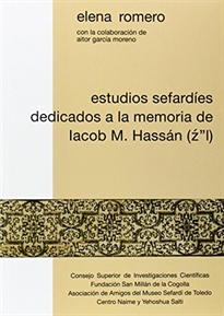 Books Frontpage Estudios sefardíes dedicados a la memoria de Iacob M. Hassán (Z " L)