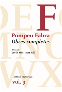 Books Frontpage Obres Completes Pompeu Fabra, 9