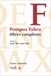 Front pageObres Completes Pompeu Fabra, 9