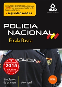 Books Frontpage Escala Básica de Policía Nacional. Simulacros de Examen 1