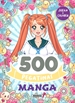 Portada del libro 500 pegatinas Manga