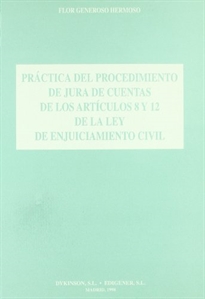 Books Frontpage Práctica del procedimiento de jura de cuentas de los artículos 8 y 12 de la ley de enjuiciamiento civil