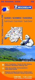 Books Frontpage Mapa Regional Suisse Sud-Ouest/ Schweiz Süd-West/ Svizzera Sud.Ouest