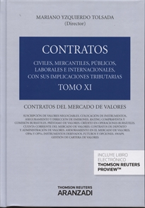 Books Frontpage Tomo XI. Contratos del mercado de valores (Papel + e-book)