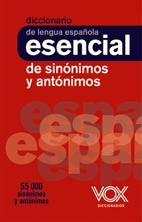 Books Frontpage Diccionario esencial de sinónimos y antónimos
