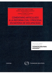 Books Frontpage Comentario articulado a la reforma civil y procesal en materia de discapacidad (Papel + e-book)