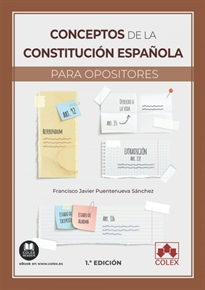 Books Frontpage Conceptos de la Constitución Española para opositores