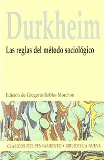 Books Frontpage Las reglas del método sociológico