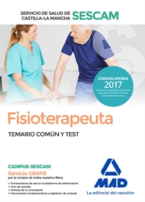 Books Frontpage Fisioterapeuta del Servicio de Salud de Castilla-La Mancha (SESCAM). Temario común y test