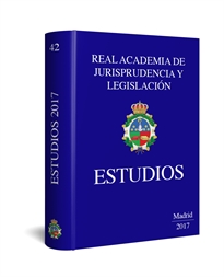 Books Frontpage Estudios. Real academia de jurisprudencia y legislación