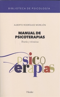 Books Frontpage Manual de psicoterapias