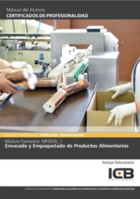 Books Frontpage Mf0545_1: Envasado y Empaquetado de Productos Alimentarios