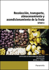 Books Frontpage UF0013 Recolección, transporte, almacenamiento y acondicionamiento de la fruta